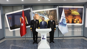 KUZEY DENİZ SAHA KOMUTANI VALİ AKTAŞ'I ZİYARET ETTİ