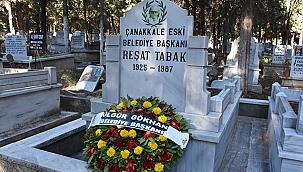 MERHUM BAŞKAN REŞAT TABAK MEZARI BAŞINDA ANILDI