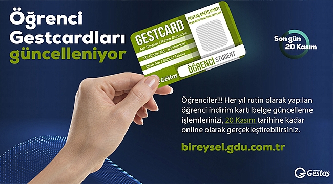 ÖĞRENCİ KARTLARI GÜNCELLENİYOR