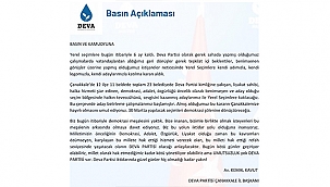 "YEREL SEÇİMLERE KENDİ ADIMIZLA, KENDİ LOGOMUZLA, KENDİ ADAYLARIMIZLA KATILACAĞIZ" 