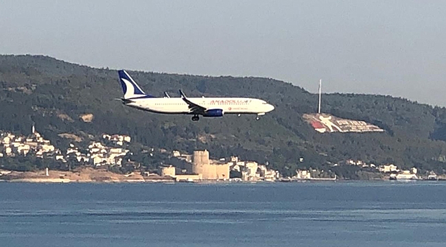 ANKARA'DAN KALKAN UÇAK ÇANAKKALE'YE İNİŞ YAPAMADI