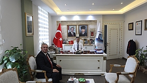 BAŞKAN ORUÇOĞLU, VALİ AKTAŞ'I ZİYARET ETTİ