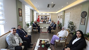 BBP İL BAŞKANLIĞI YENİ YÖNETİMİNDEN VALİ AKTAŞ'A ZİYARET