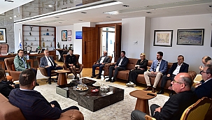 CHP İL YÖNETİMİ'NDEN BAŞKAN GÖKHAN'A ZİYARET