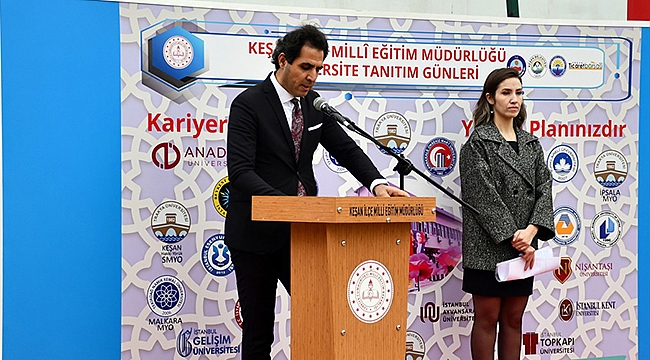 ÇOMÜ, KEŞAN ÜNİVERSİTE TANITIM GÜNLERİNE KATILDI
