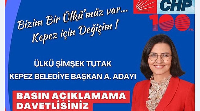 KEPEZ'DEN BİR ADAY ADAYI DAHA
