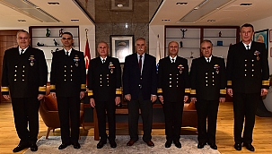 KOMUTANLARDAN GÖKHAN'A NEZAKET ZİYARETİ