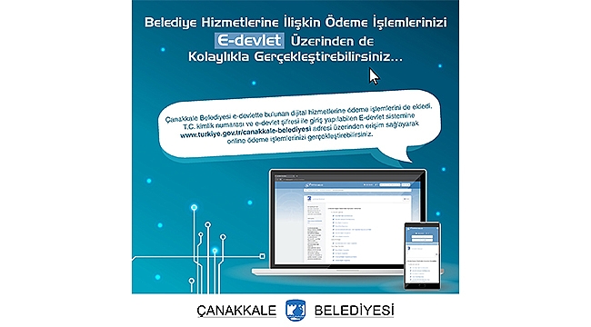 ÖDEME İŞLEMLERİNİZİ E-DEVLET ÜZERİNDEN YAPABİLİRSİNİZ