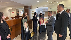 ŞEHİTLER DİYARI ÇANAKKALE'NİN ŞEHİT ÖĞRETMENLERİ SERGİSİ ZİYARET EDİLDİ