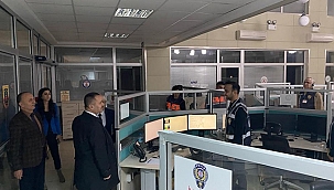 VALİ AKTAŞ, 112 ACİL ÇAĞRI MERKEZİNDE İNCELEMELERDE BULUNDU