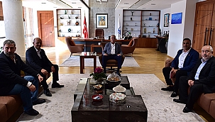 YENİDEN REFAH PARTİSİ'NDEN BAŞKAN GÖKHAN'A NEZAKET ZİYARETİ