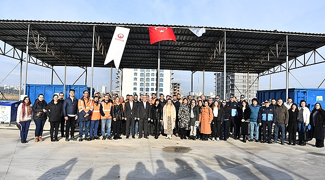 1. SINIF ATIK GETİRME MERKEZİ TANITILDI