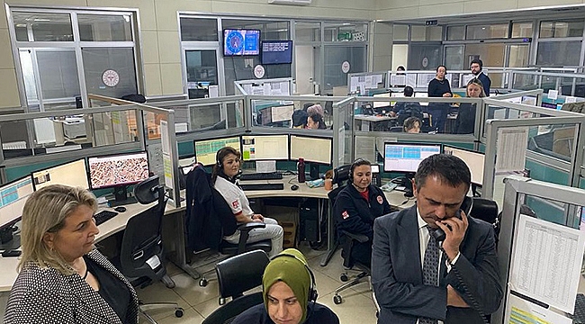 112 ACİL ÇAĞRI MERKEZİ 24 SAAT ESASINA GÖRE VATANDAŞLARIN HİZMETİNDE