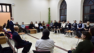 BAŞKAN GÖKHAN ÇOMÜ'NÜN DAVETİNE KATILDI