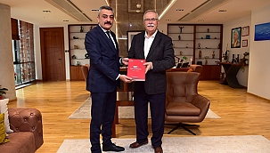 BAŞKAN GÖKHAN KONUKLARINI AĞIRLADI