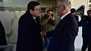 BAŞKAN GÖKHAN KONUKLARINI AĞIRLADI