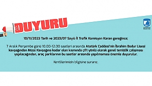 BELEDİYEDEN ÖNEMLİ DUYURU!