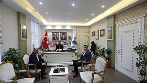 BÜYÜK BİRLİK PARTİSİ İL YÖNETİMİ VALİ AKTAŞ'I ZİYARET ETTİ