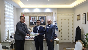 ÇOMÜ ZİRAAT FAKÜLTESİ DEKANI VALİ AKTAŞ'I ZİYARET ETTİ