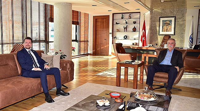 KUNT'TAN BAŞKAN GÖKHAN'A ZİYARET