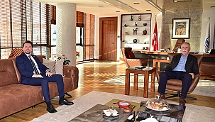 KUNT'TAN BAŞKAN GÖKHAN'A ZİYARET