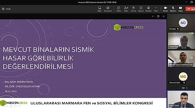 MARMARA FEN BİLİMLERİ KONGRESİ GERÇEKLEŞTİRİLDİ