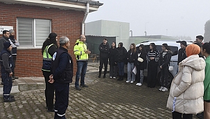 ÖĞRENCİLER ATIKSU ARITMA TESİSİ'Nİ ZİYARET ETTİLER