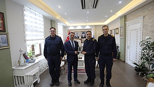 SAHİL GÜVENLİK DENETLEME TEFTİŞ VE TETKİK BAŞKANINDAN VALİ AKTAŞ'A ZİYARET