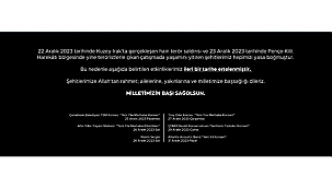 TÜM ETKİNLİKLER ERTELENDİ!