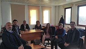 ÜLKÜ ŞİMŞEK TUTAK VE EKİBİ (TMMOB) TEMSİLCİLERİYLE BULUŞTU