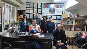 ÜLKÜ ŞİMŞEK TUTAK VE EKİBİNDEN ZİYARET