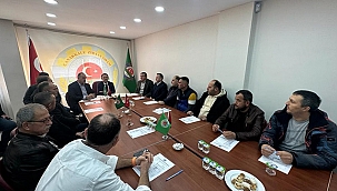 VALİ AKTAŞ' TAN ÇANAKKALE ZİRAAT ODASINA ZİYARET