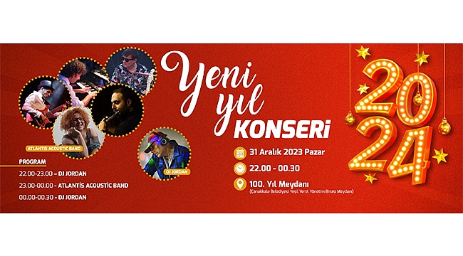 YENİ YILI 100. YIL MEYDANIMIZDA KARŞILIYORUZ