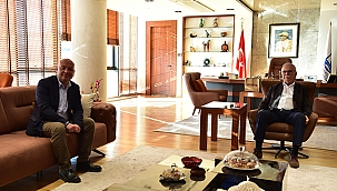 BAŞKAN ADAYI YAHYA GÖZTEPE'DEN GÖKHAN'A ZİYARET