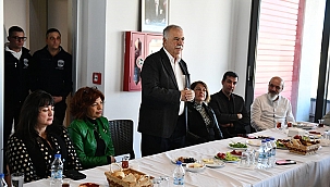 BAŞKAN GÖKHAN DESTEK HİZMETLERİ MÜDÜRLÜĞÜ PERSONELİ İLE BİR ARAYA GELDİ