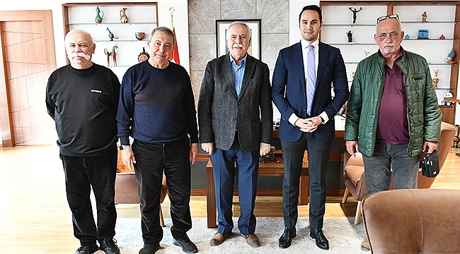 BAŞKAN GÖKHAN, DP GENEL BAŞKAN YARDIMCISI KÜPELİ'Yİ AĞIRLADI
