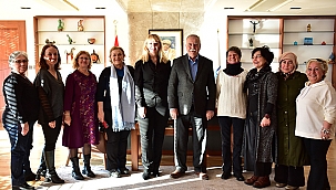 BAŞKAN GÖKHAN KONUKLARINI AĞIRLADI