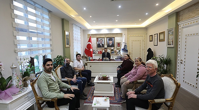 BEYAZ BASTON GÖRME ENGELLİLER HAFTASI NEDENİYLE VALİ AKTAŞ'A ZİYARET