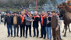 ÇAN GELENEKSEL FOLKLORİK DEVE GÜREŞİ FESTİVALİ RENKLİ GÖRÜNTÜLERE SAHNE OLDU!