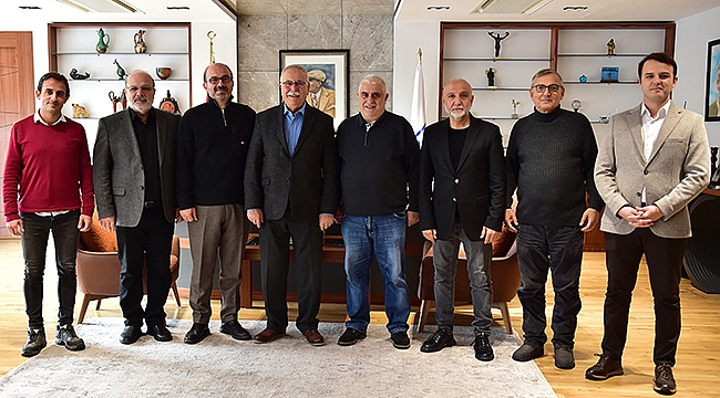ÇANAKKALESPOR'DAN BAŞKAN GÖKHAN'A ANLAMLI ZİYARET