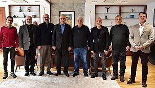 ÇANAKKALESPOR'DAN BAŞKAN GÖKHAN'A ANLAMLI ZİYARET