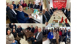 CHP'Lİ ERKEK'TEN SİYASİ PARTİLERE ZİYARET