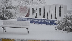 ÇOMÜ'DE EĞİTİME 1 GÜN ARA 