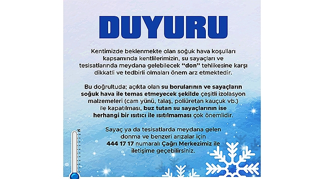 DON TEHLİKESİNE DİKKAT!