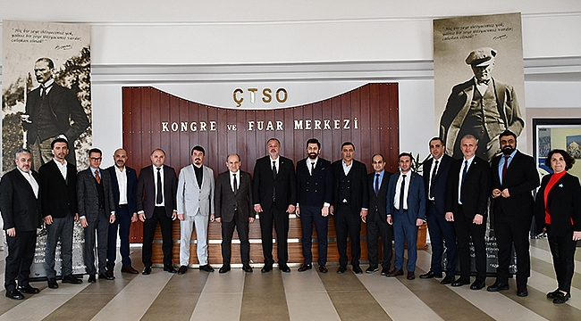EDREMİT TİCARET ODASI YÖNETİM KURULUNDAN ÇANAKKALE TİCARET VE SANAYİ ODASINA ZİYARET