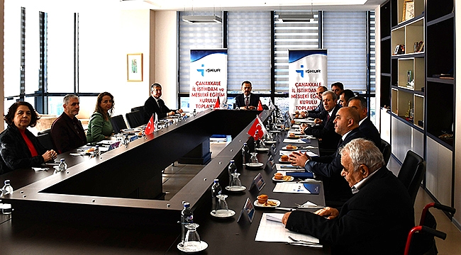 İL İSTİHDAM VE MESLEKİ EĞİTİM KURULU TOPLANTISI ÇTSO'DA YAPILDI