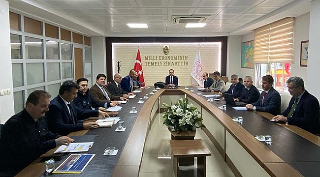 İL TARIM VE ORMAN MÜDÜRLÜĞÜNÜN ÇALIŞMALARI DEĞERLENDİRİLDİ