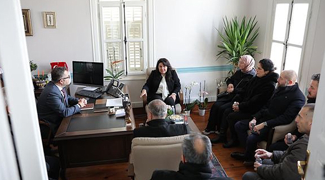 İSKENDEROĞLU'NDAN MÜDÜR ESİRGEMEZ'E ZİYARET
