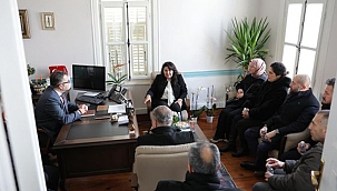 İSKENDEROĞLU'NDAN MÜDÜR ESİRGEMEZ'E ZİYARET