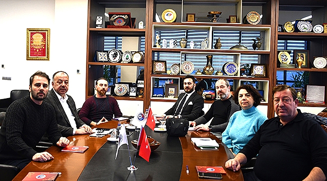 İŞLETMECİLERDEN ÇANAKKALE TİCARET VE SANAYİ ODASI'NA ZİYARET